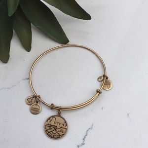 [Alex and Ani] Gold ‘Boston’ Bracelet